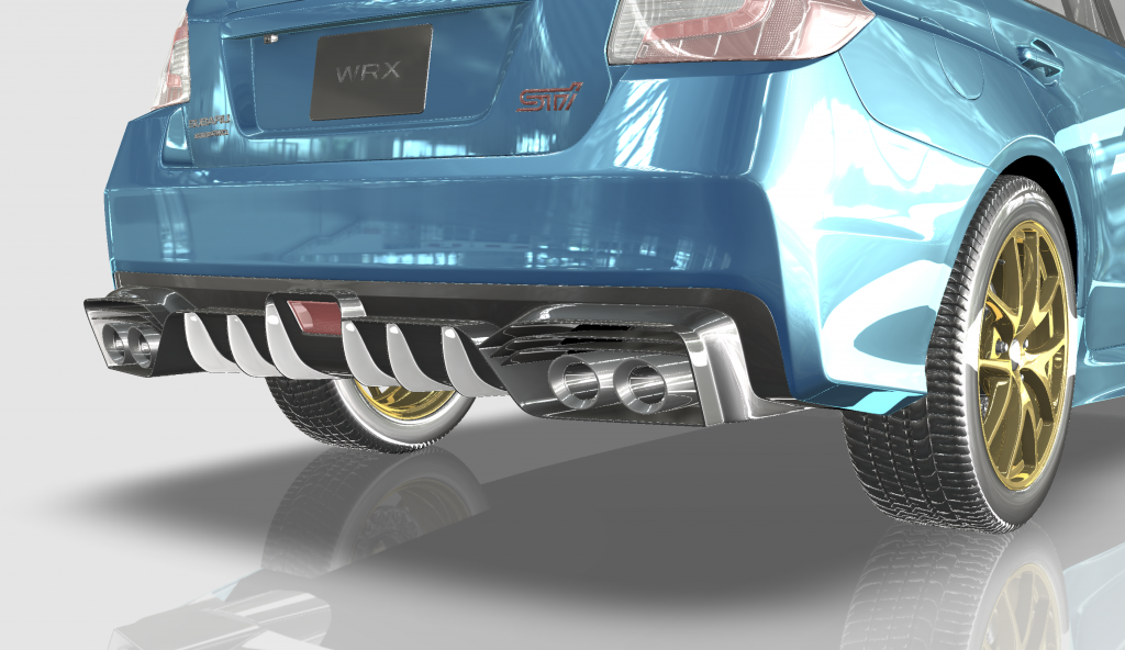 Illustration for Michael Bond's Subaru WRX Concept13 draft upgrade project.